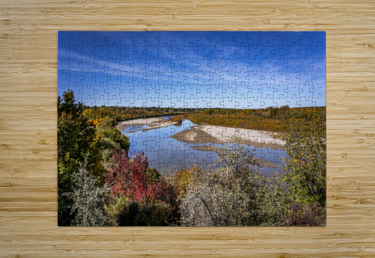 North Saskatchewan River Marc Gilbert Photography Puzzle printing