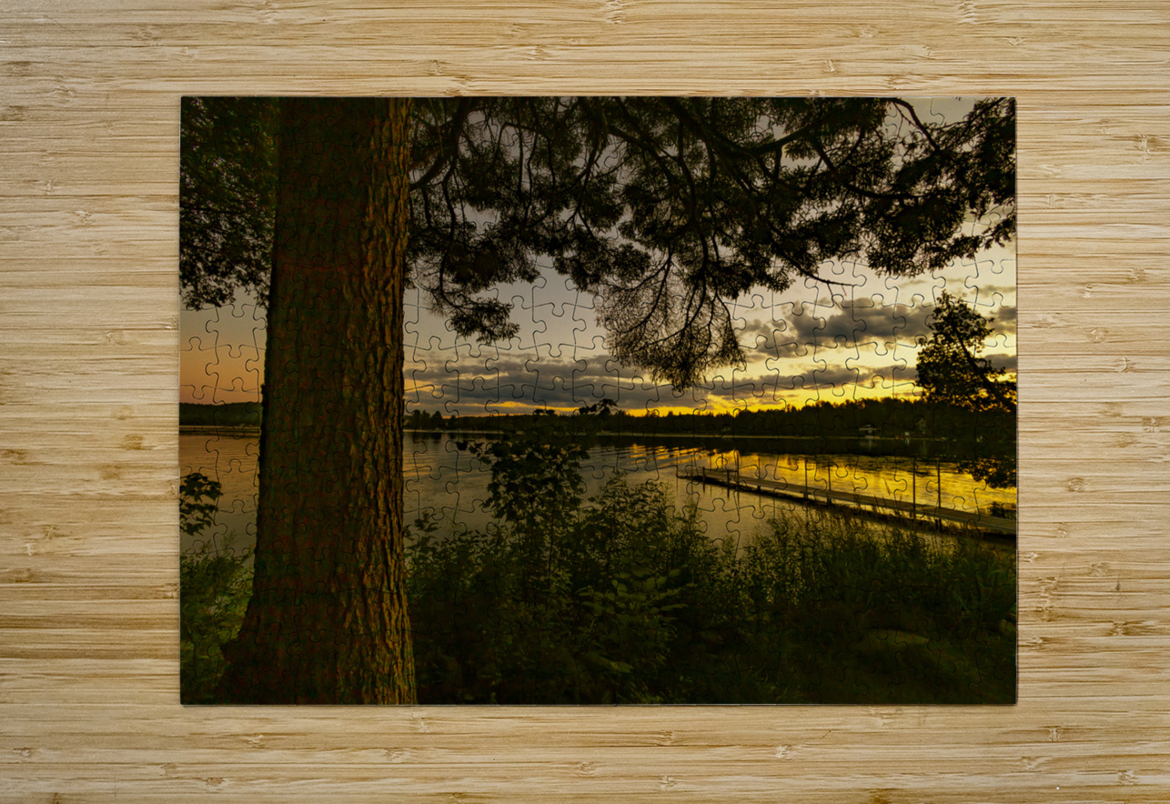 Sunset on the Lake Marc Gilbert Photography Puzzle printing