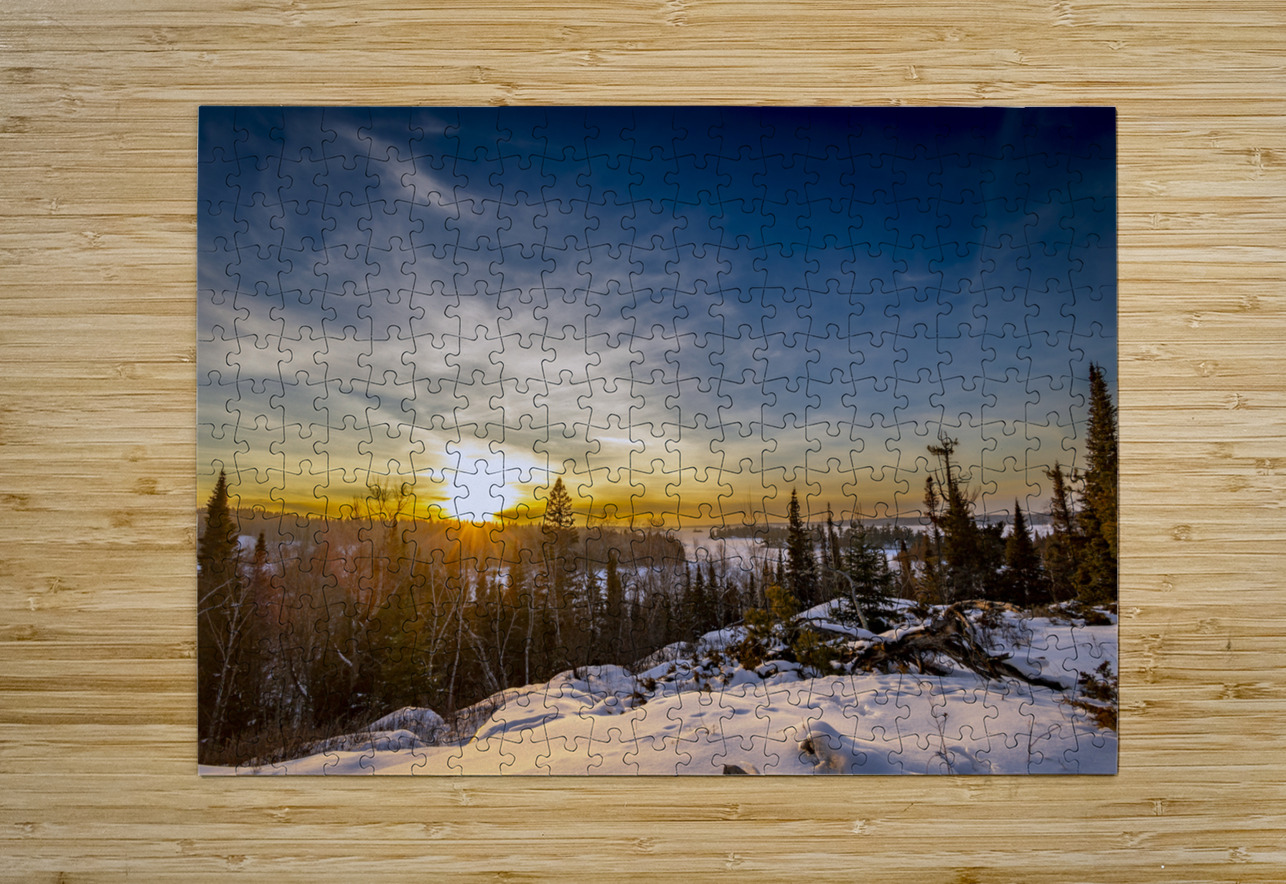 Falcon Lake Sunset Marc Gilbert Photography Puzzle printing