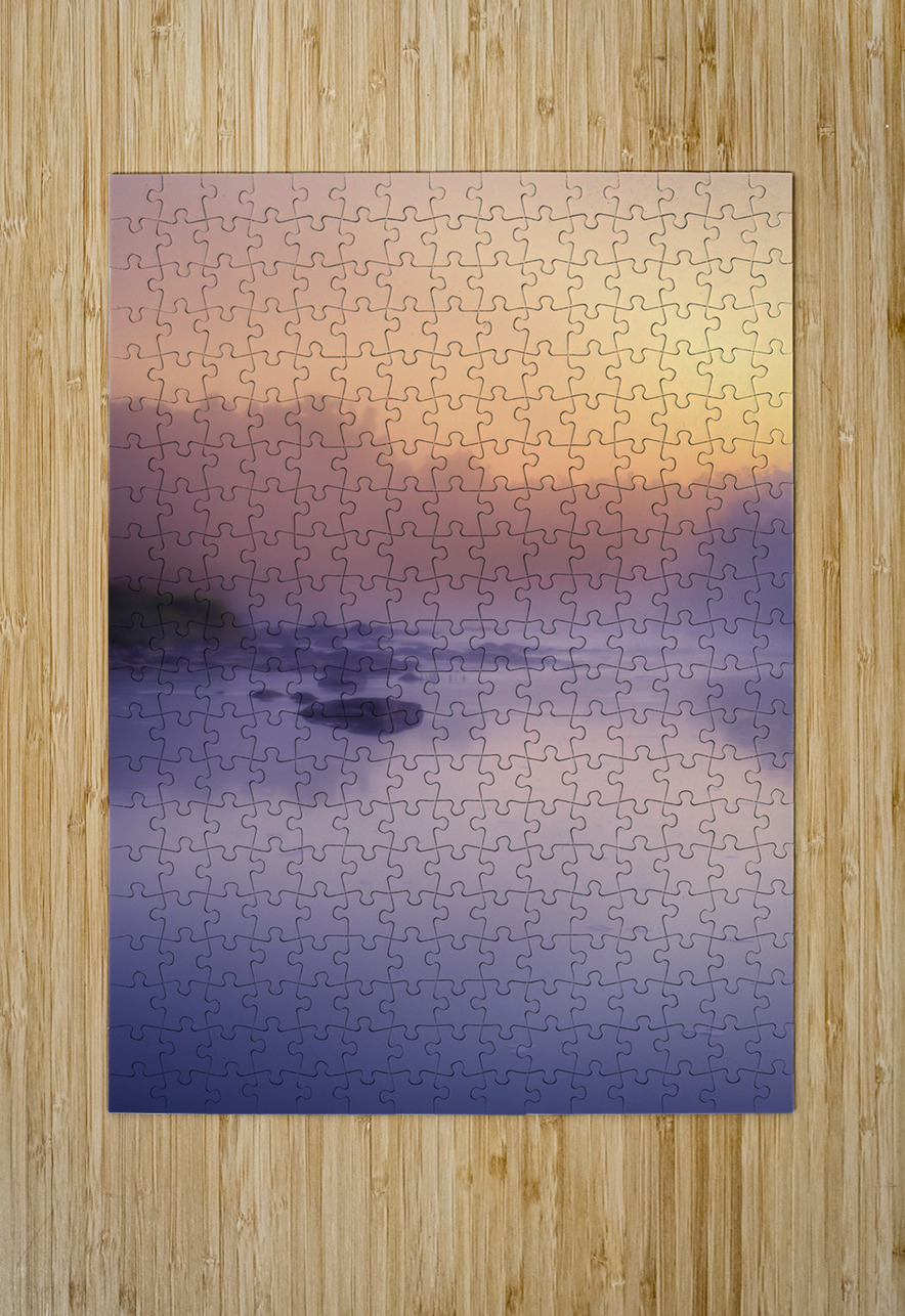 Foggy Sunrise on the Roseau River Marc Gilbert Photography Puzzle printing