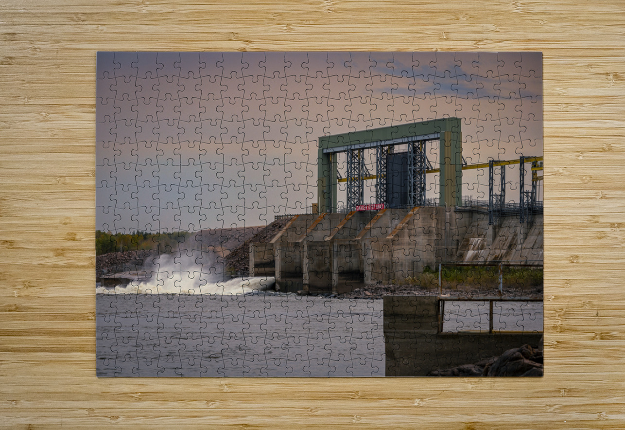 Great Falls Spillway Marc Gilbert Photography Puzzle printing
