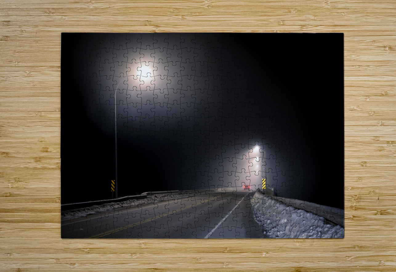 Bridge in the Fog Marc Gilbert Photography Puzzle printing