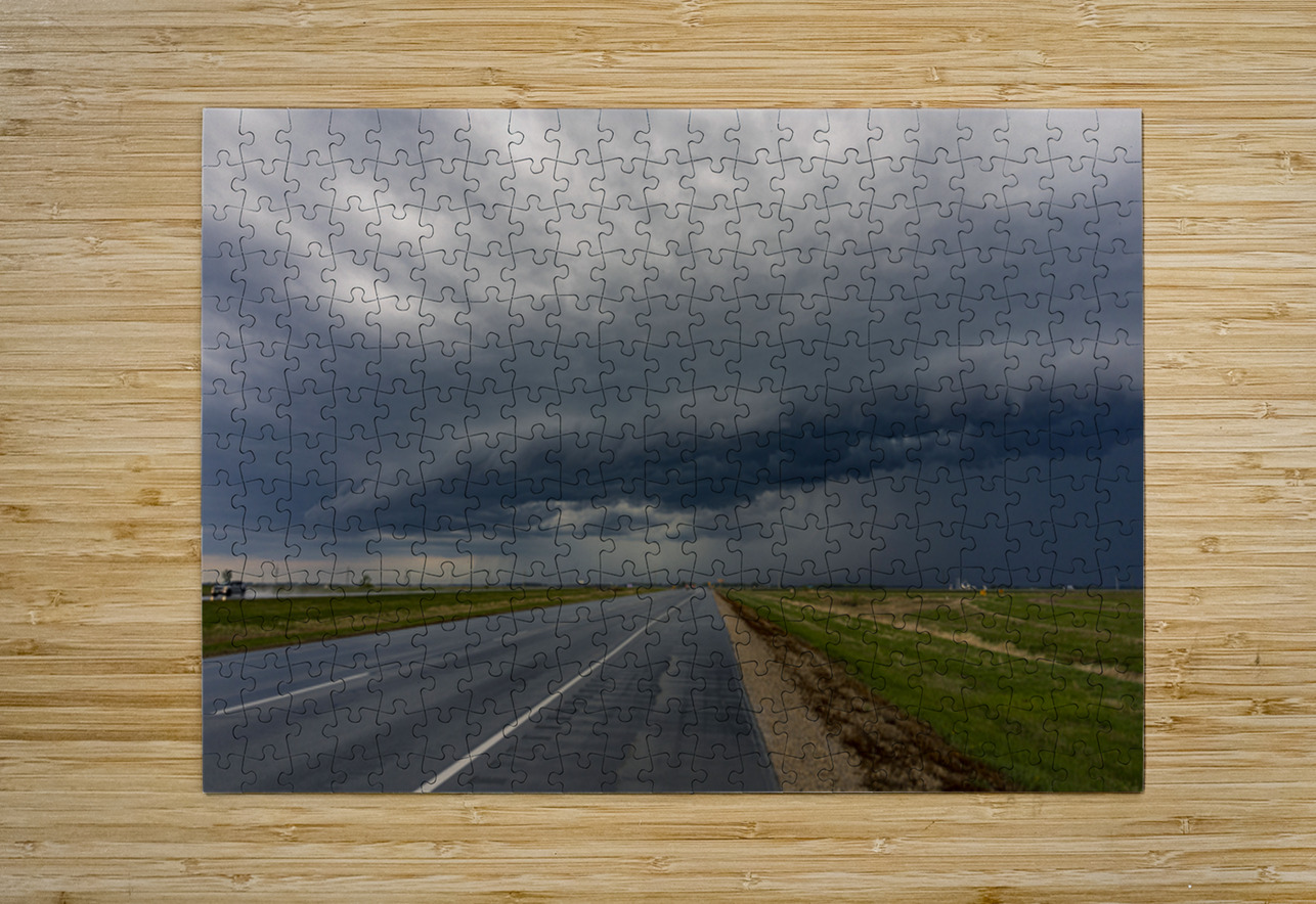 Stormclouds on the Highway Marc Gilbert Photography Puzzle printing