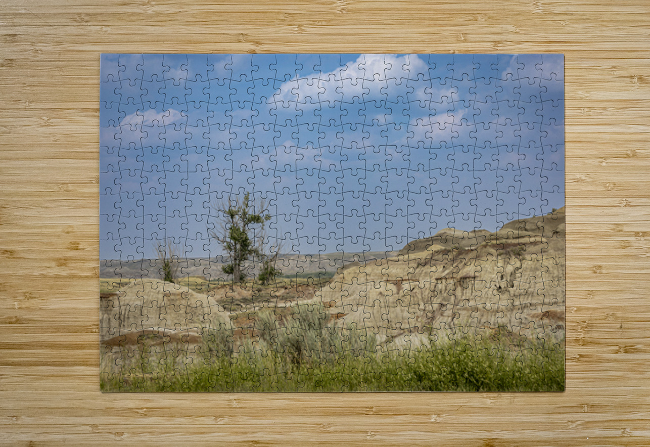 Lone Tree in the Badlands Marc Gilbert Photography Puzzle printing