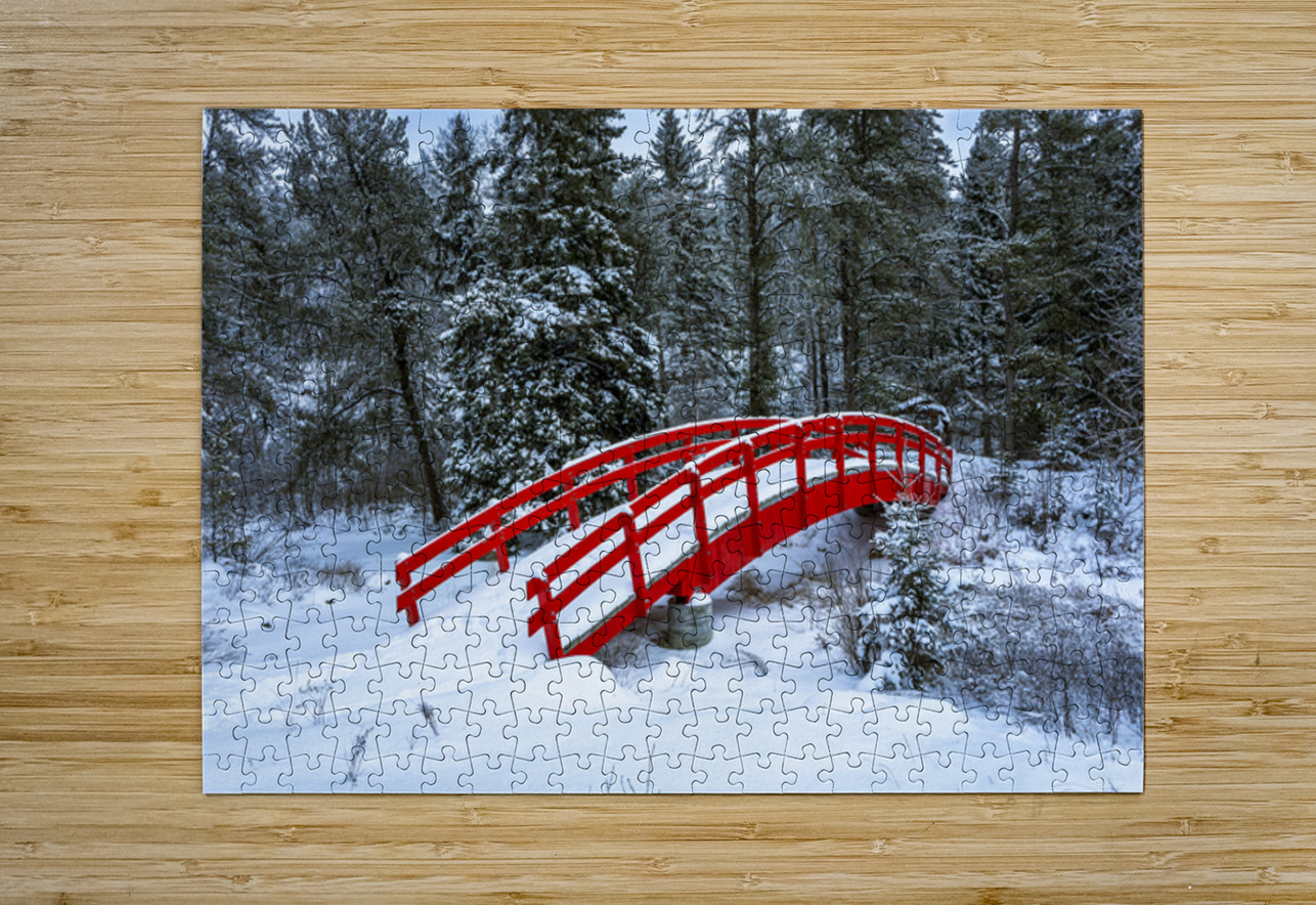 Crimson Crossing Marc Gilbert Photography Puzzle printing