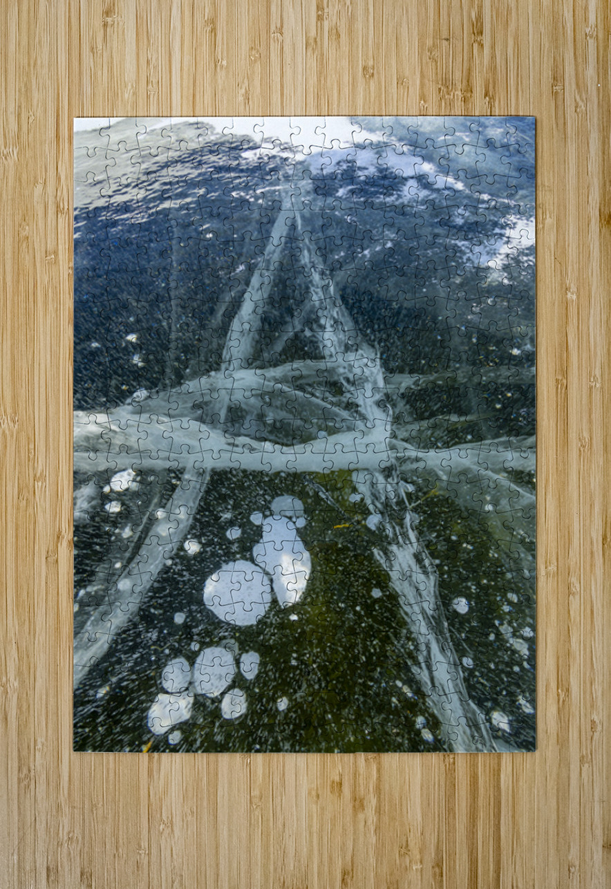 Frozen Fractures Marc Gilbert Photography Puzzle printing