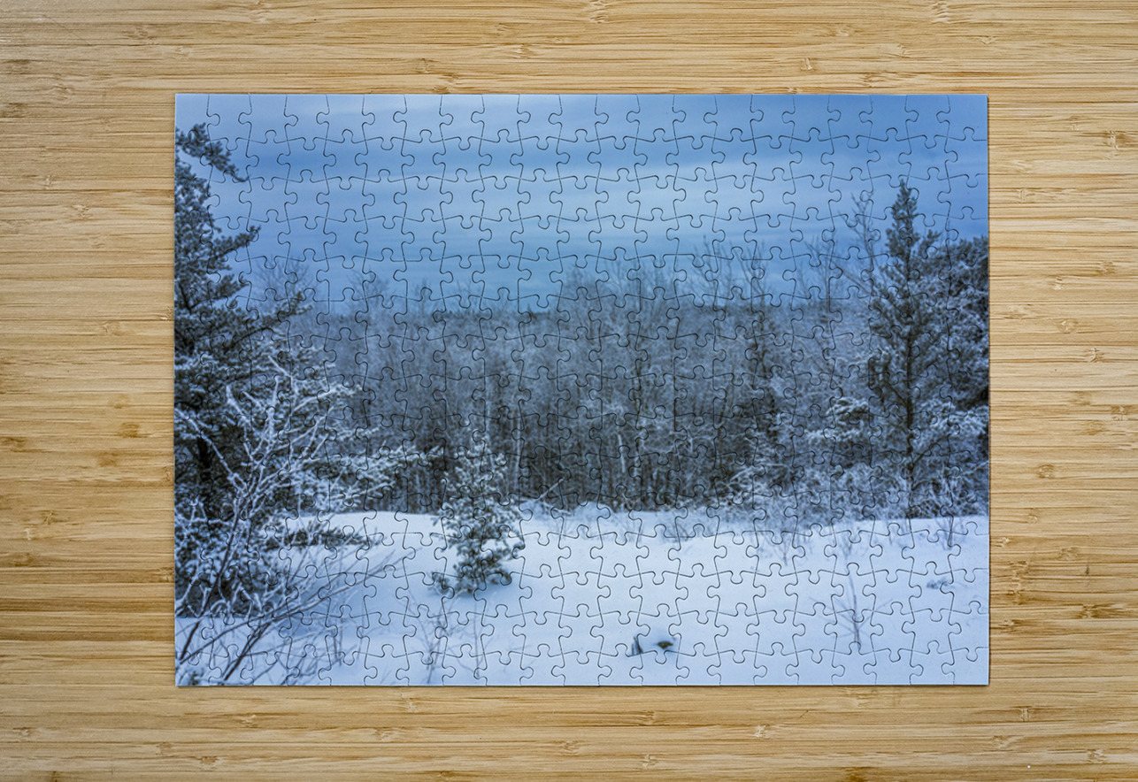 Whiteshell Winter Calm Marc Gilbert Photography Puzzle printing