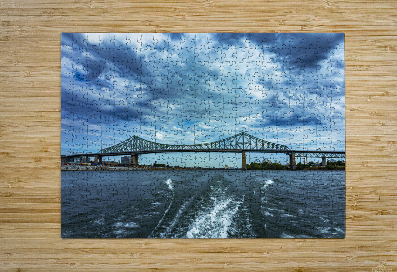 Pont Jacques Cartier Bridge Marc Gilbert Photography Puzzle printing