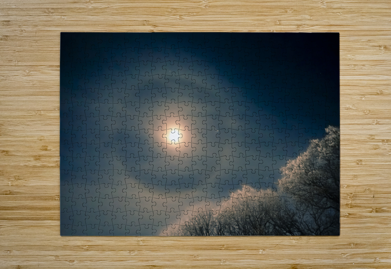 Moon Halo Marc Gilbert Photography Puzzle printing