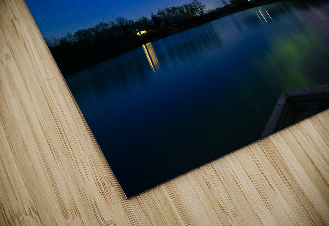 Auroras by the Lake Marc Gilbert Photography Puzzle