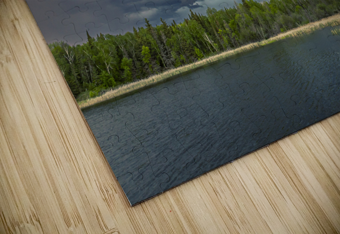 Sunset Under Stormy Sky Marc Gilbert Photography Puzzle