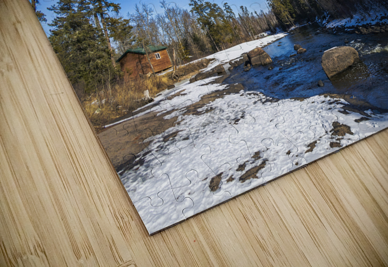 Pine Point Rapids Shelter Marc Gilbert Photography Puzzle