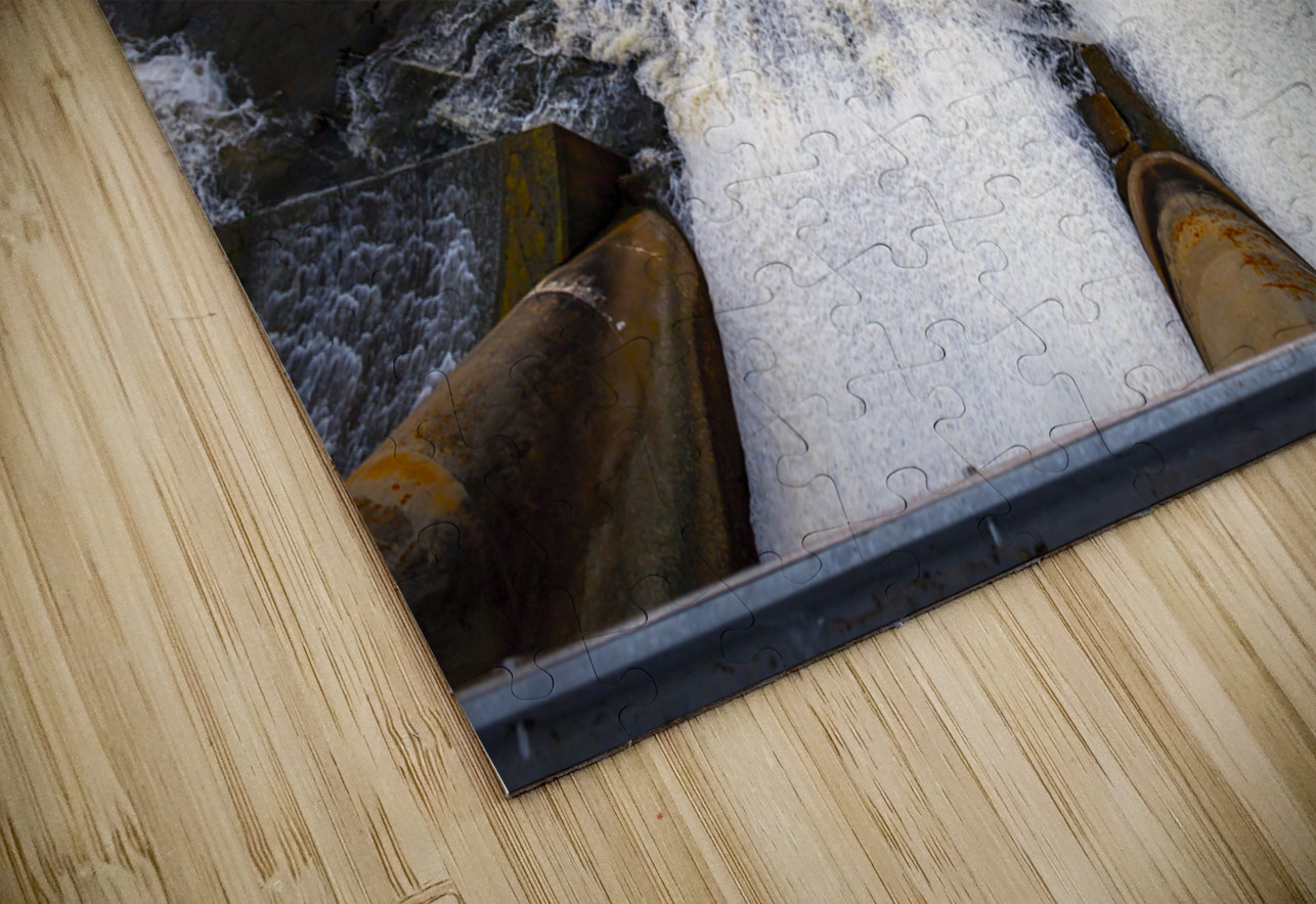Spillway at Powerview Pine Falls Marc Gilbert Photography Puzzle