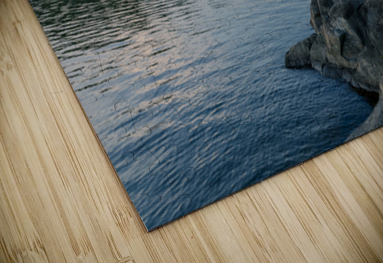 Rocky Shoreline Reflection Marc Gilbert Photography Puzzle