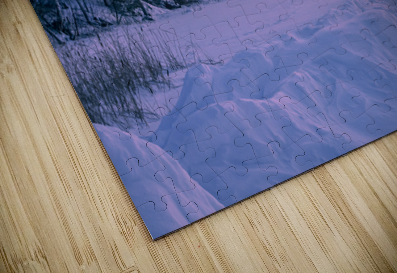 Frozen Lake at Dusk Marc Gilbert Photography Puzzle