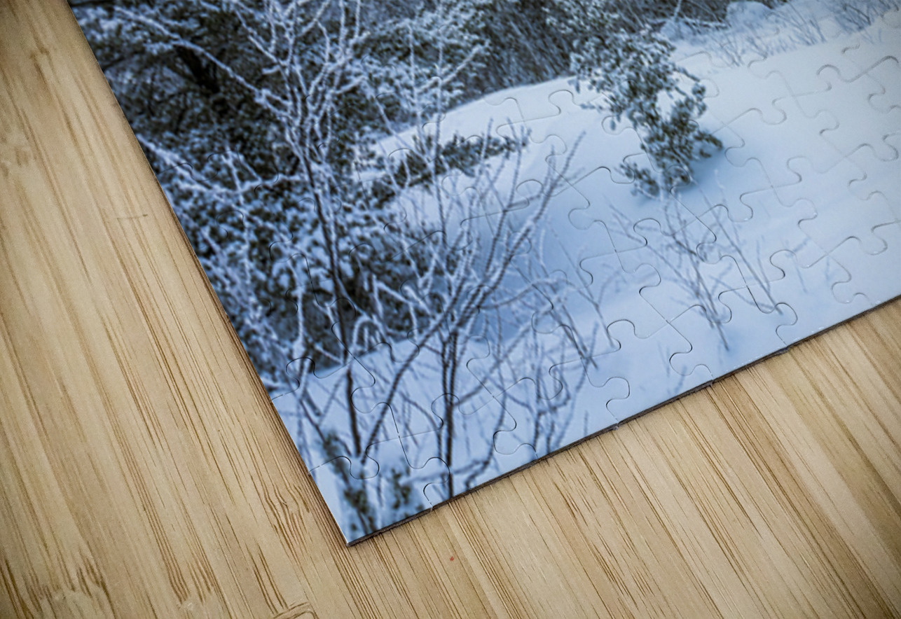 Whiteshell Winter Calm Marc Gilbert Photography Puzzle