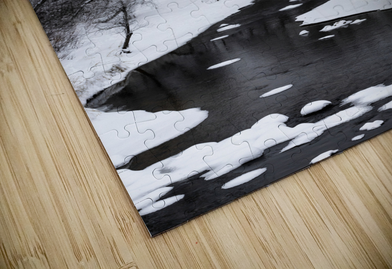 Spillway in Winterfog Marc Gilbert Photography Puzzle