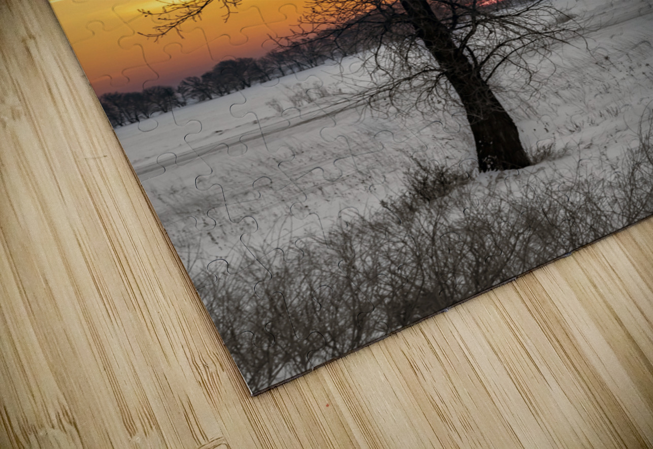 Lone Tree at Sunrise Marc Gilbert Photography Puzzle