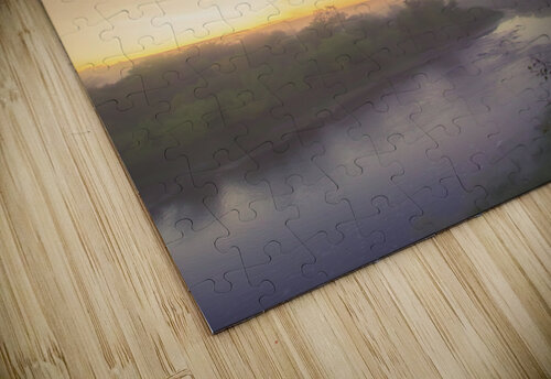 Foggy Sunrise on the Roseau River Marc Gilbert Photography puzzle