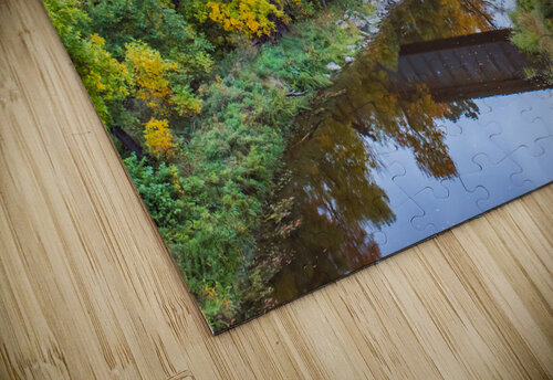 Train Bridge in the Fall Marc Gilbert Photography puzzle