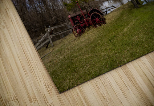 Old Tractor and Spring Flood Marc Gilbert Photography puzzle