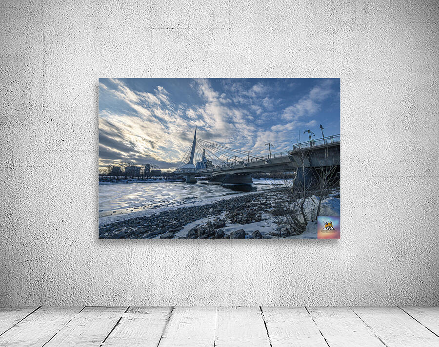 Winter on the Esplanade Riel Wall Preview