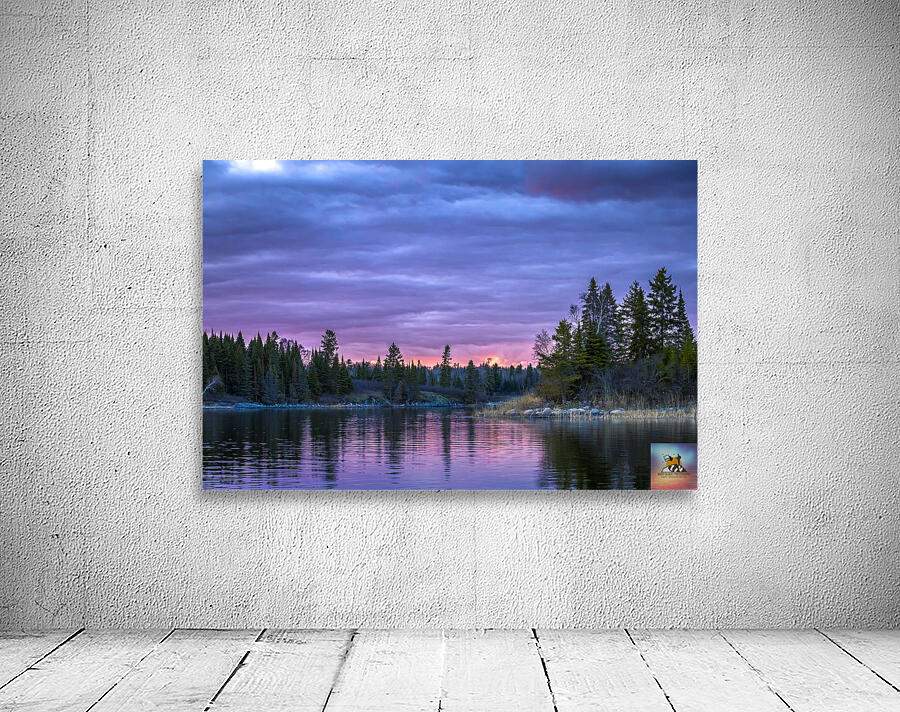 Sunset Over Still Waters Wall Preview