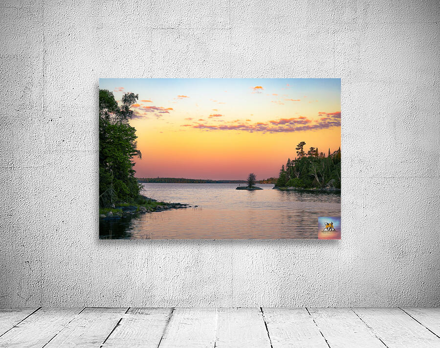Pastel Sunrise on Shoal Lake Wall Preview