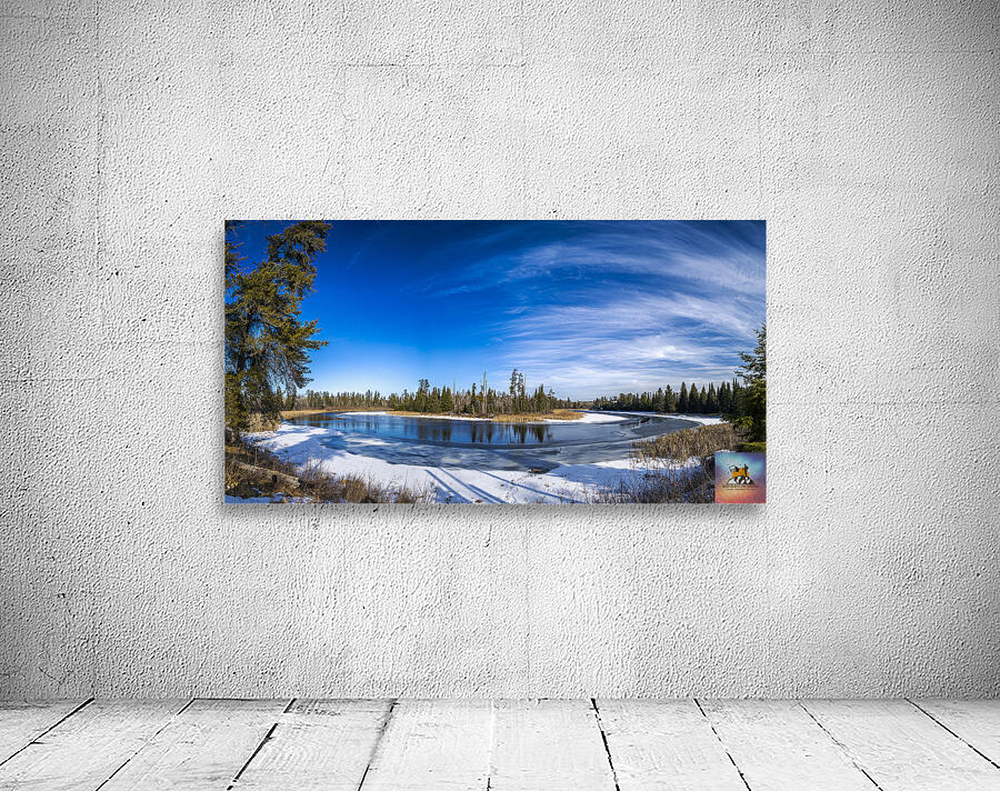 Pine Point Rapids Panorama Wall Preview