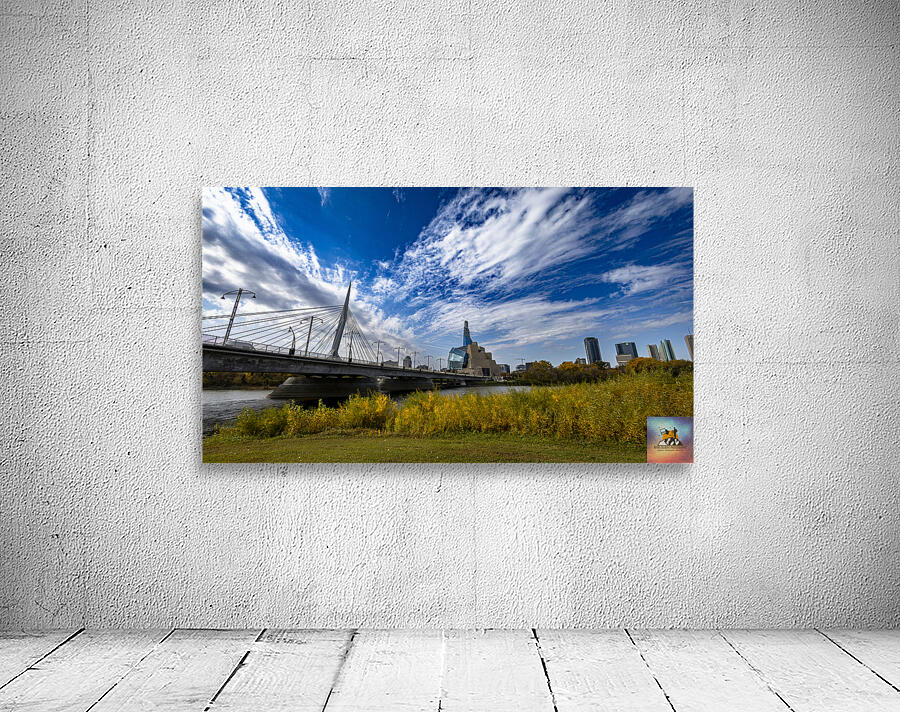 Provencher Bridge in the Fall Wall Preview