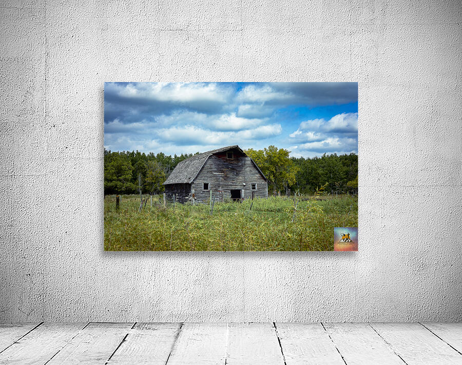 Old Barn on a Cloudy Day Wall Preview
