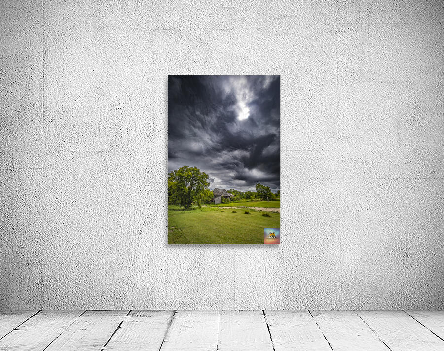 Old Barn on a Stormy Day Wall Preview