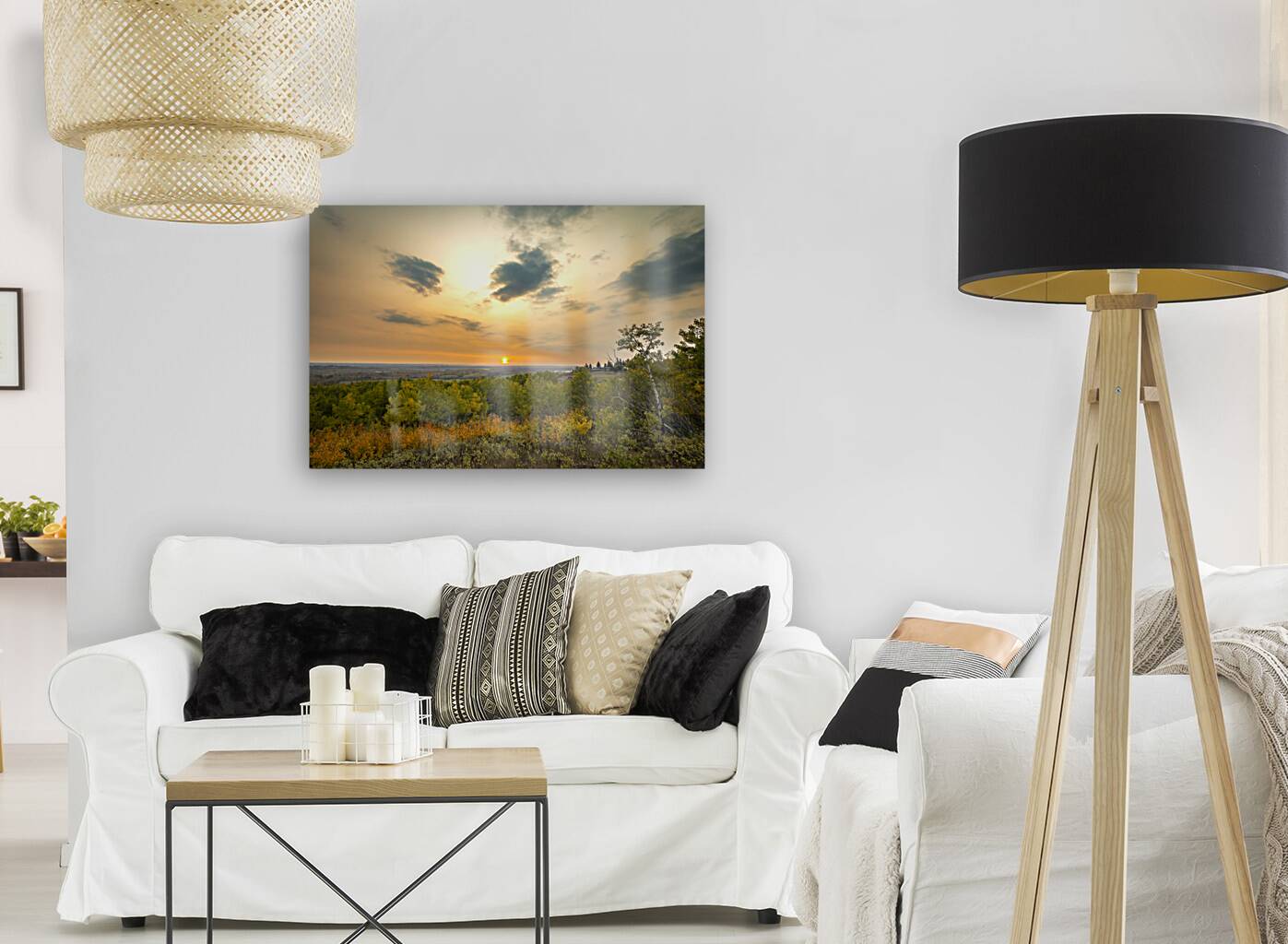 Fall Sunset Reproduction