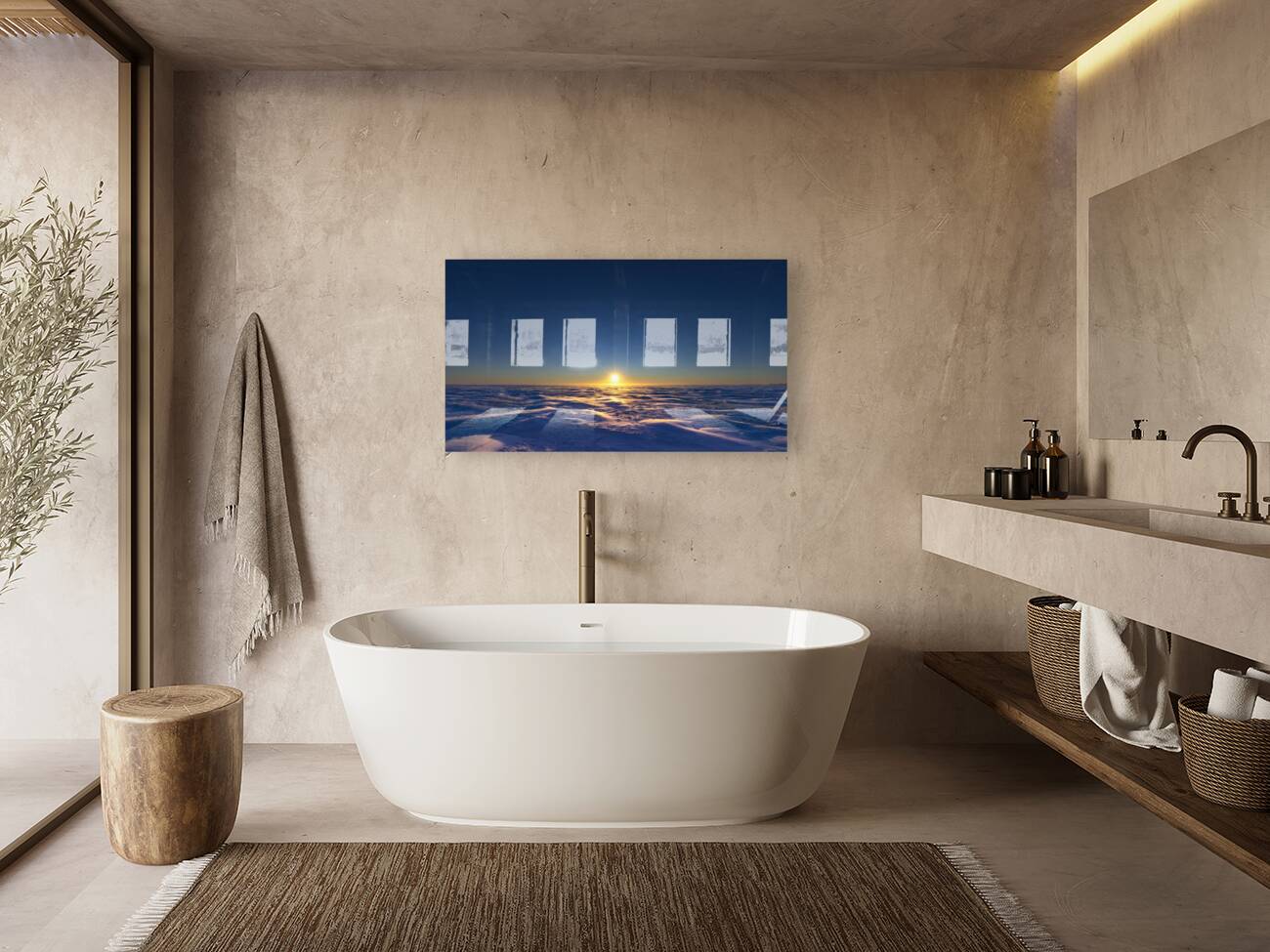 Frozen Sunset Reproduction