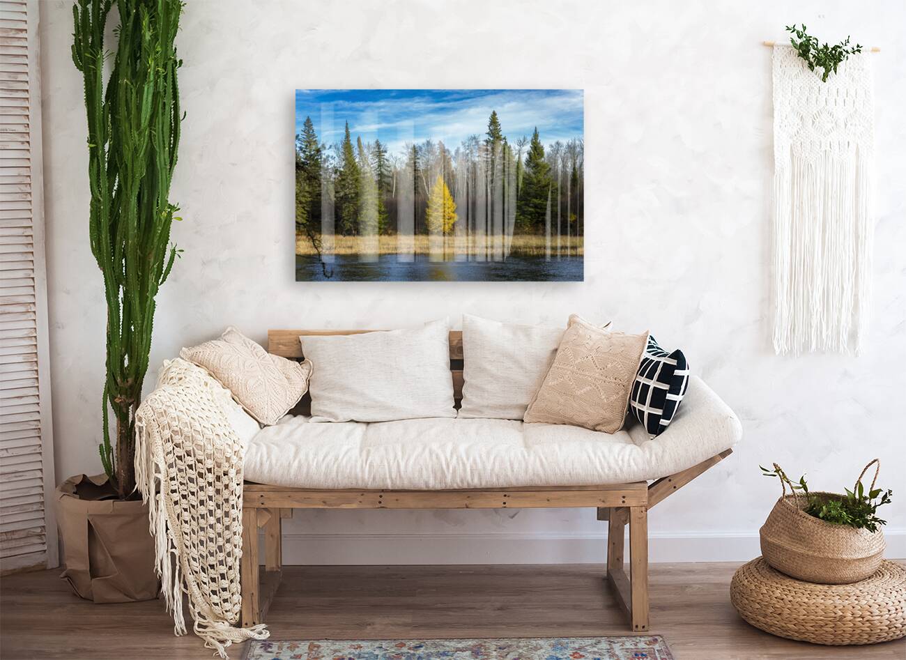 Lone Tamarack Tree Reproduction