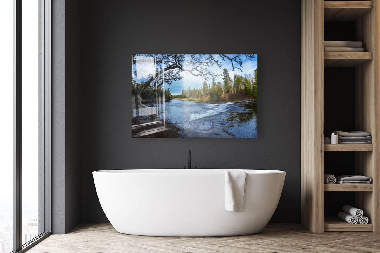 Falls at Pine Point Rapids Reproduction