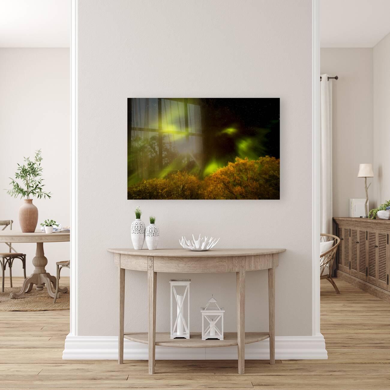 Northern Lights Above the Canopy Reproduction