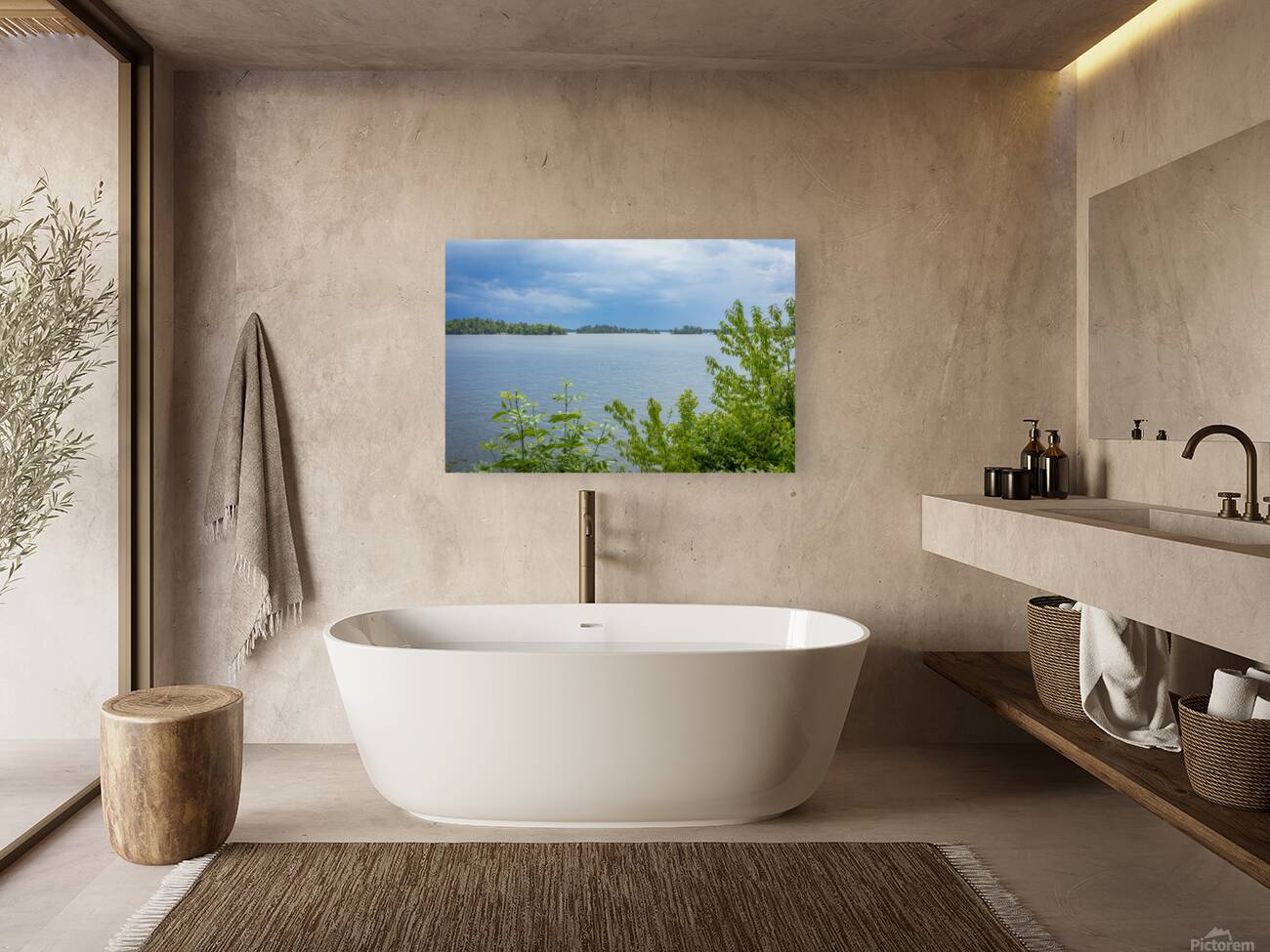 Lake of the Woods View Reproduction