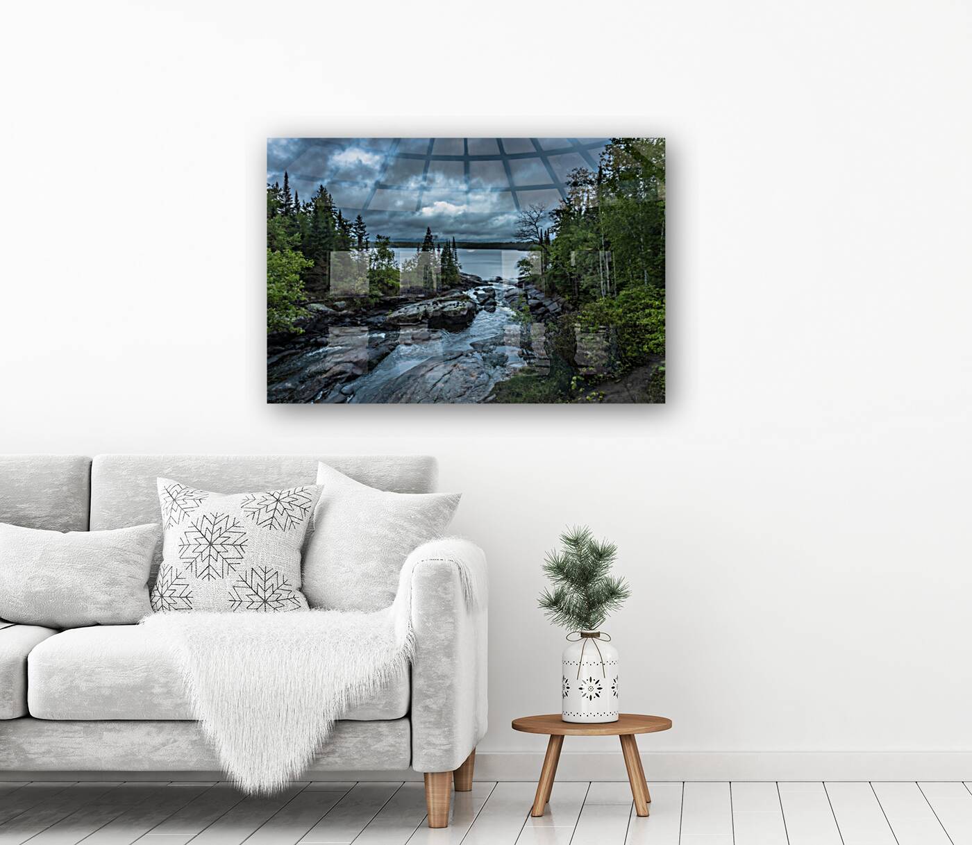 Tulabi Falls on a Rainy Day Reproduction