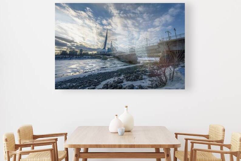 Winter on the Esplanade Riel by Marc Gilbert Photography