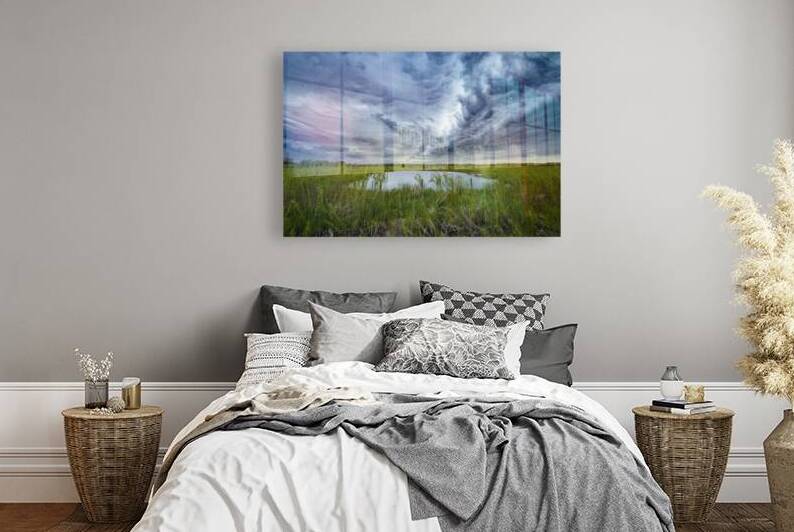 Pasture Under Storm Clouds by Marc Gilbert Photography