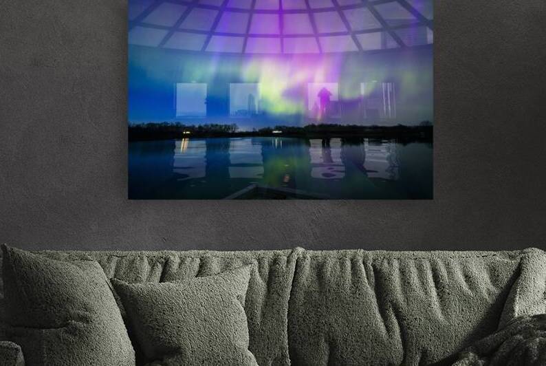 Auroras by the Lake by Marc Gilbert Photography