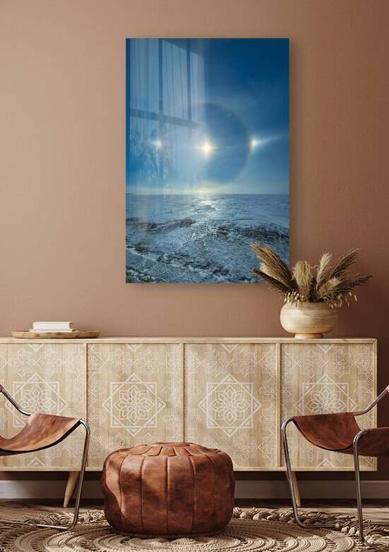 Sundog on Ice by Marc Gilbert Photography