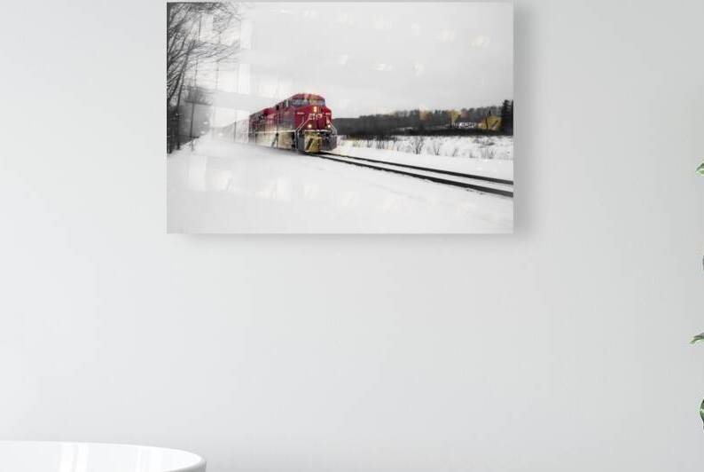 Train After Snowstorm by Marc Gilbert Photography