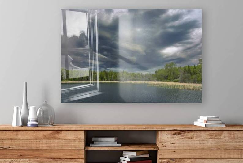 Sunset Under Stormy Sky by Marc Gilbert Photography