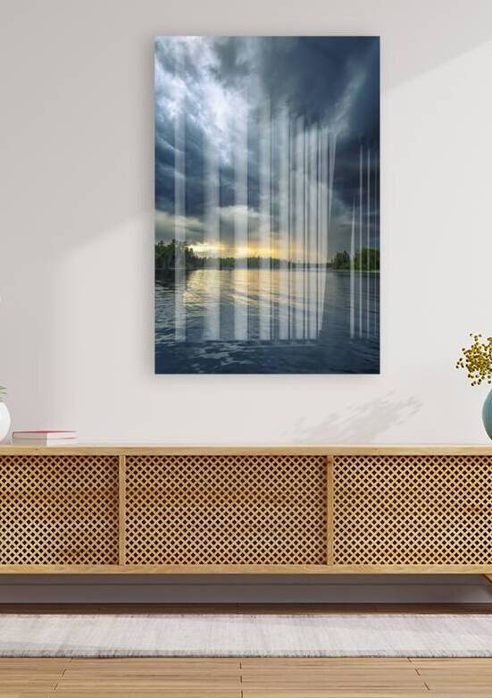 Sunset Under Stormy Sky by Marc Gilbert Photography