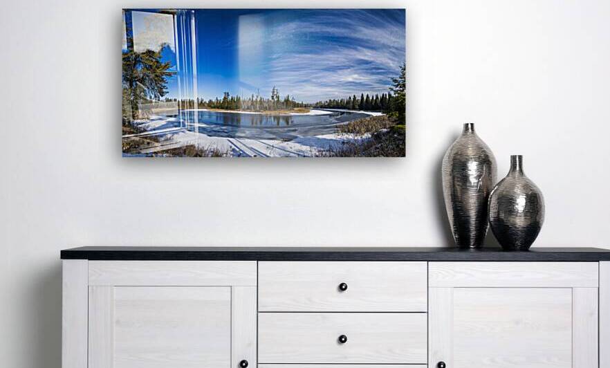 Pine Point Rapids Panorama by Marc Gilbert Photography