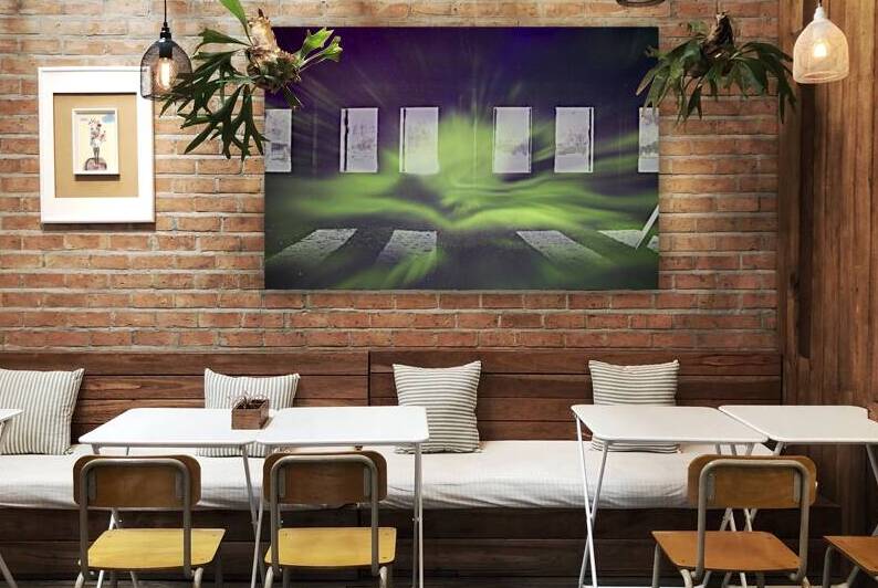 Green and Purple Aurora Burst by Marc Gilbert Photography