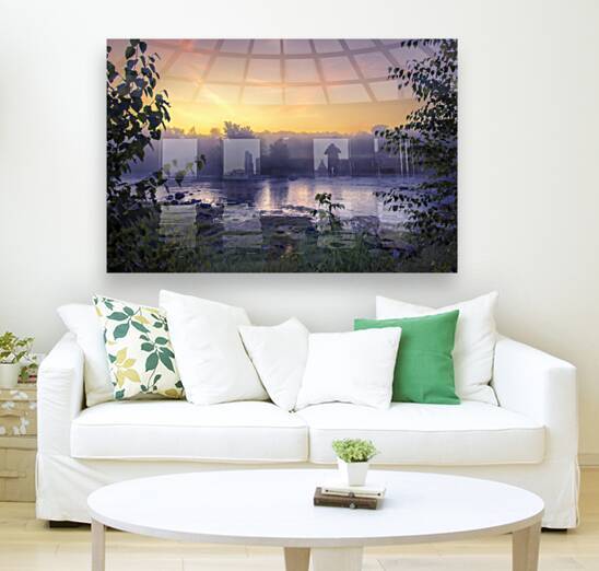 Foggy Sunrise on the Roseau River by Marc Gilbert Photography