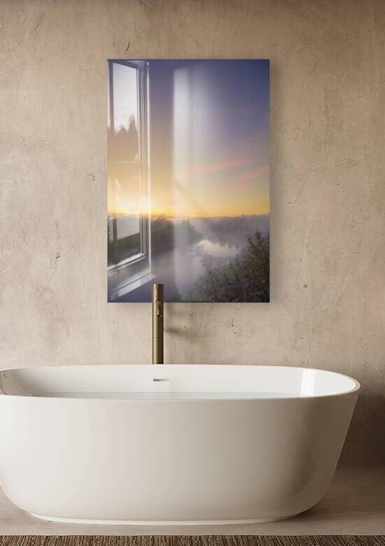 Foggy Sunrise on the Roseau River by Marc Gilbert Photography